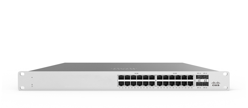 Cisco Meraki MS125-24 1G L2 Cloud Managed 24 port Gigabit Ethernet Switch