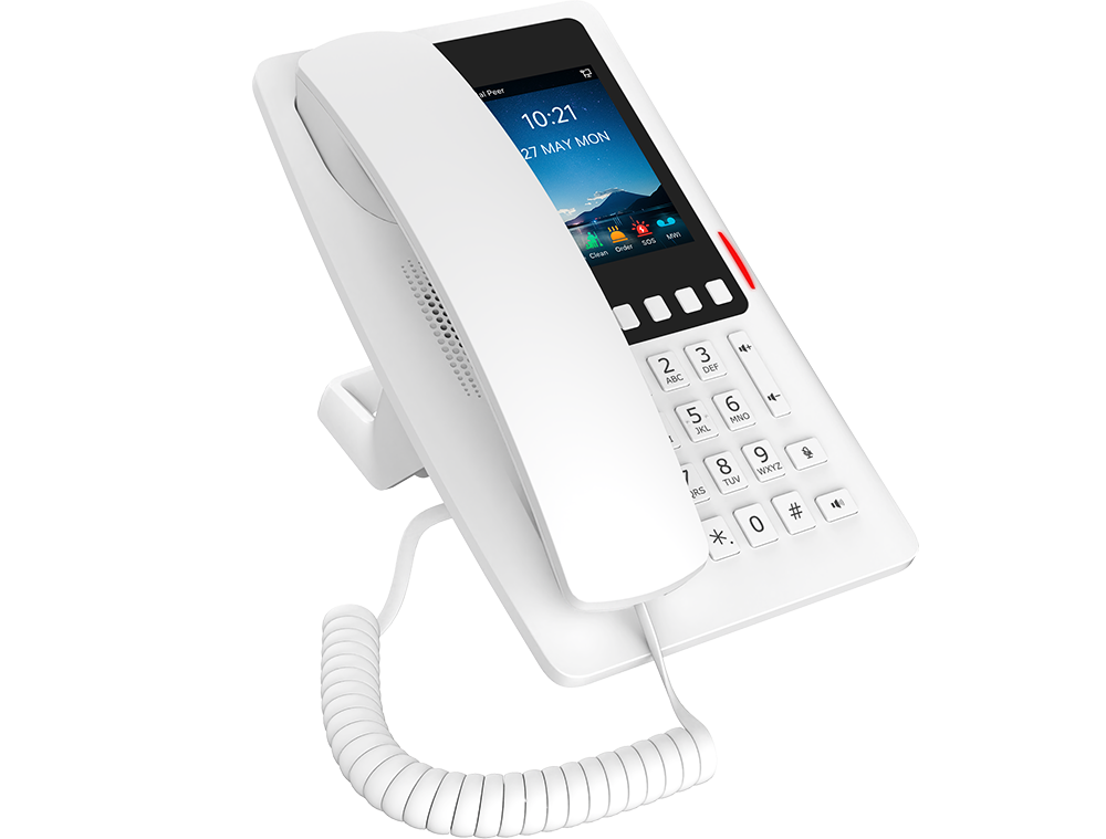 Fanvil H6W Dual-Band WiFi6 PoE Hotel IP Phone W/5 Soft Keys