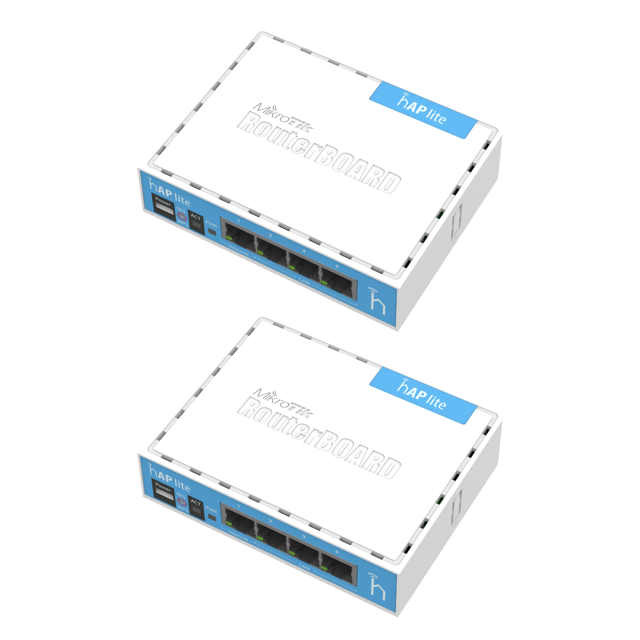 MikroTik RB941-2nD hAP lite Home Wireless Access Point – 4-Port 10/100 Router, 2.4GHz 802.11b/g/n, Dual Chain, RouterOS