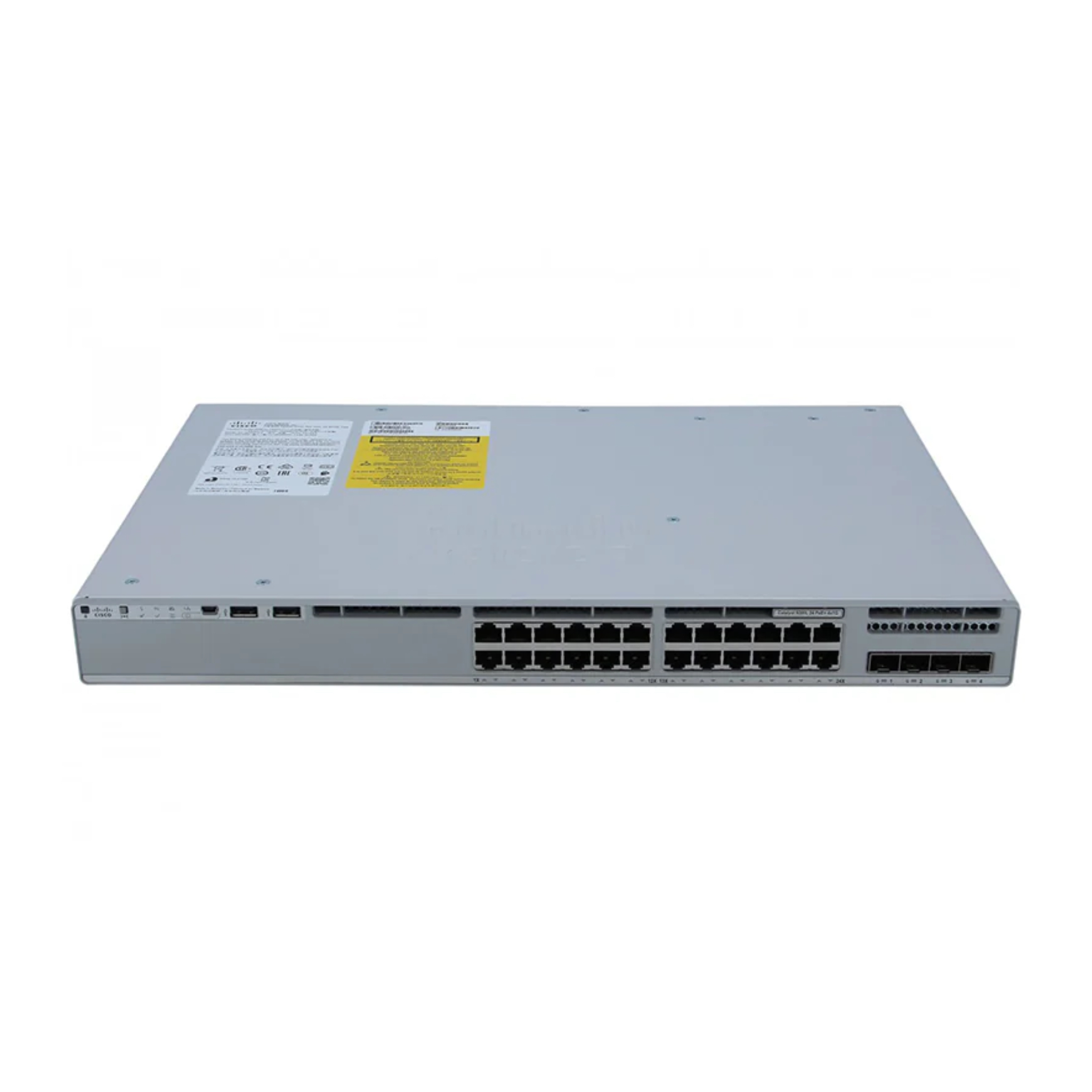 C9200L-24P-4X-A, Cisco Catalyst 9200L Switch, 24xPoE+ Ports/4x10G Uplink/Network Advantage