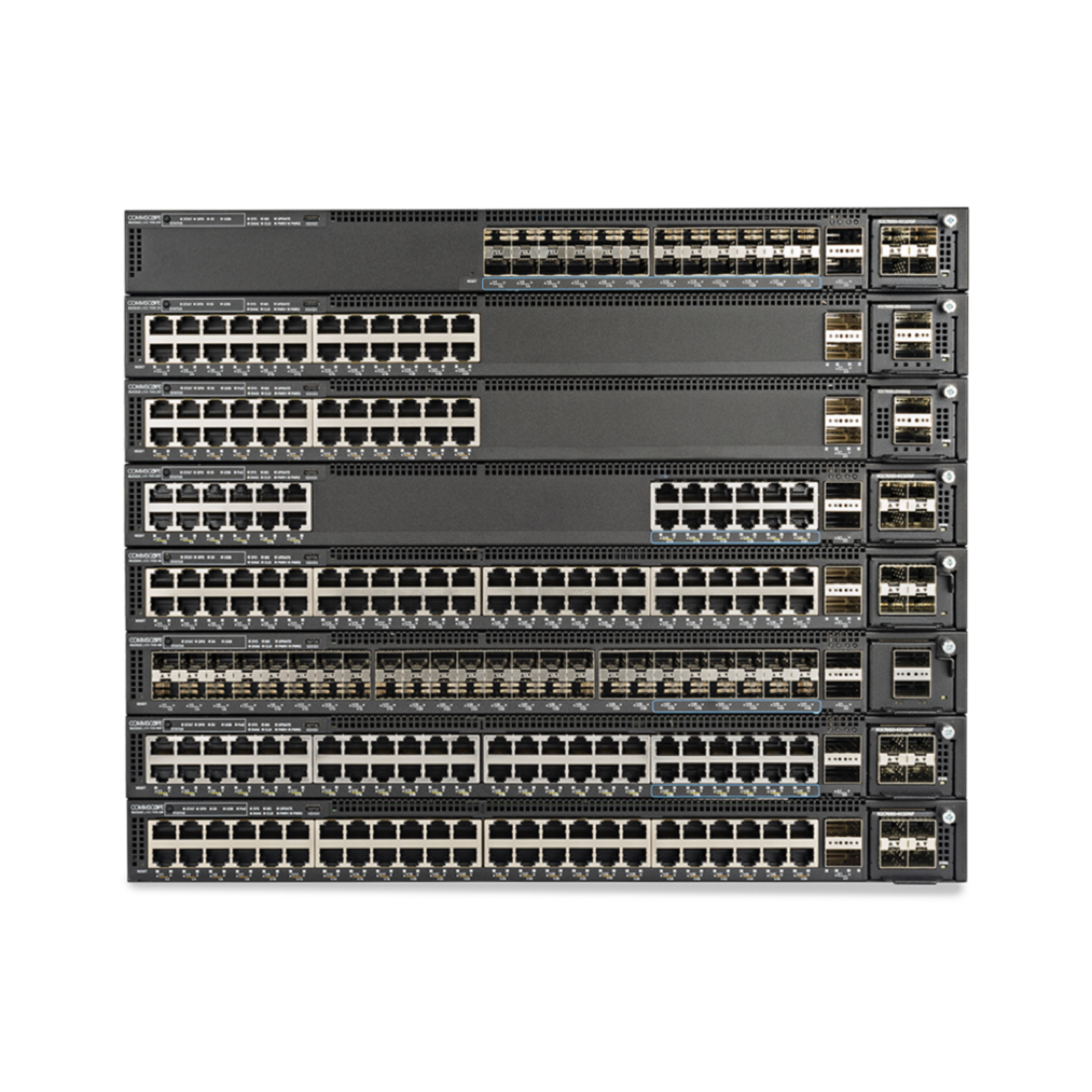 Ruckus ICX 7550-24XZP 24-Port Managed Switch with 100GbE Uplinks – Stackable, Multigigabit PoE+