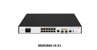 H3C MSR2600-15-X1 IPSec SDN OpenFlow SD-WAN Ready VPN Carrier Cloud Enterprise Router