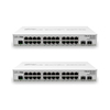 MikroTik CRS326-24G-2S+IN 24-Port Gigabit Switch with 2x 10G SFP+ Uplinks, Quiet Fanless Design, Dual Boot RouterOS & SwOS
