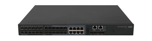 H3C S5130S-28F-EI All-Fiber 24 SFP + 8 Combo Copper + Quad 10G SFP+ Switch