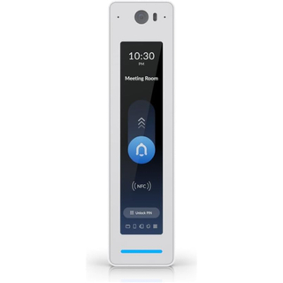 Ubiquiti UA-G3-Pro-W G3 Reader Pro Access Control Terminal – NFC Card, PIN, Face Recognition, Touch Pass, 4.7" Touchscreen, 12MP Camera, PoE, IP55, White