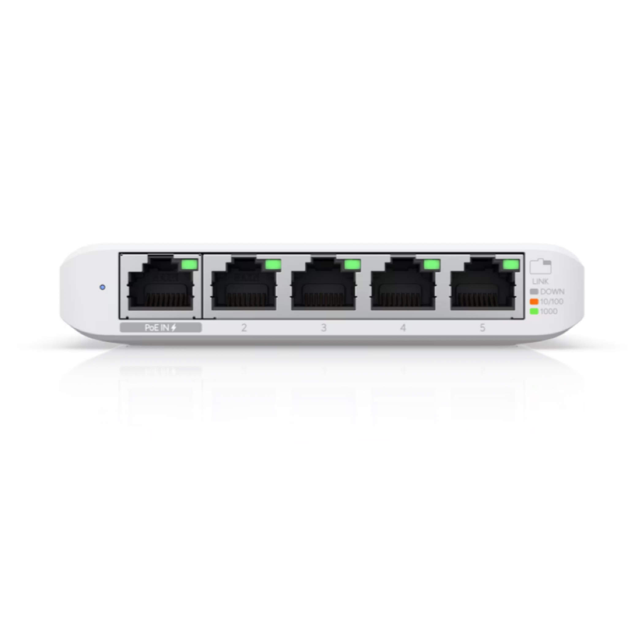 Ubiquiti UniFi Switch Flex Mini USW-Flex-Mini – Compact 5-Port Gigabit Layer 2 Managed Switch, PoE or USB-C Powered, 10 Gbps Switching Capacity