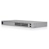 Ubiquiti UniFi Switch 24 USW-24 – 24-Port Gigabit Layer 2 Managed Switch, 2x 1G SFP Uplinks, Fanless Silent Cooling, 1.3" Touchscreen, Rackmount