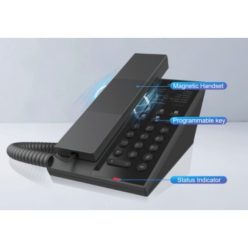 Fanvil H602/H602W Series Dual-Mode PoE/Dual-Band WiFi6 HD Voice Hotel IP Phone