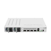 MikroTik CRS504-4XQ-IN 4-Port 100G QSFP28 Managed Switch – 100 Gigabit Ethernet, 16x 25G via Breakout Cables, 1U Rackmount, Dual Power Supplies