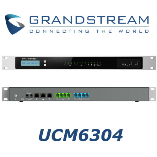 Grandstream VOIP PBX---UCM6304, powerful unified communications and IP PBX collaboration, supports 2500 sip users