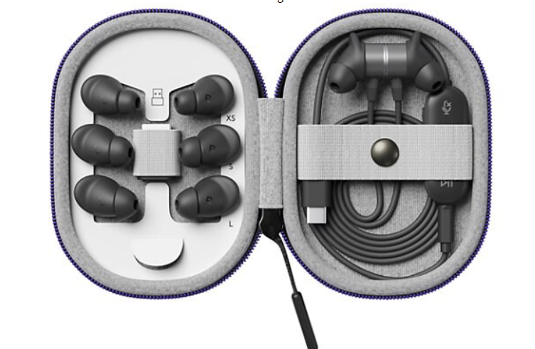 Logitech Zone Wired Earbuds - headset