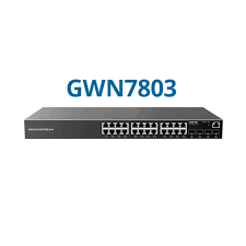 Grandstream GWN7803 Enterprise 24-port Gigabit L2+ Managed Network Switch with 4 Gigabit SFP Uplink Ports