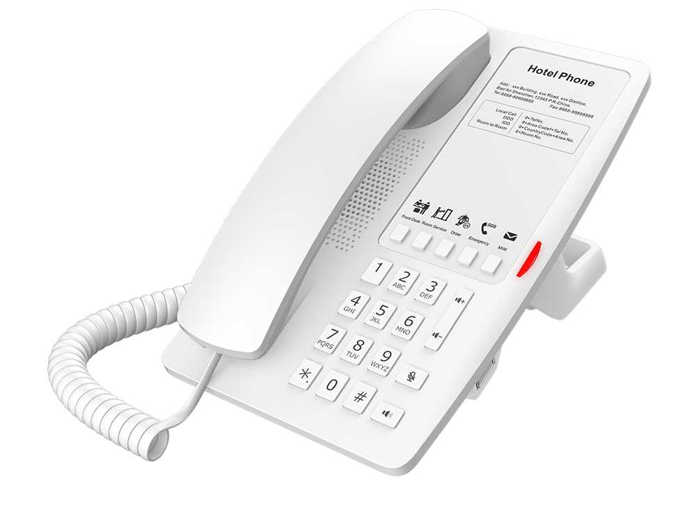 Fanvil H4W Enterprise-Grade WiFi6 Hotel IP Phone with Programmable Keys