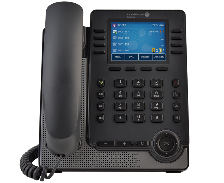 Alcatel-Lucent M7s Pro IP Desk Phone SIP VoIP Business Telephone HD Voice LCD Display PoE Support Office Enterprise Communication Deskphone