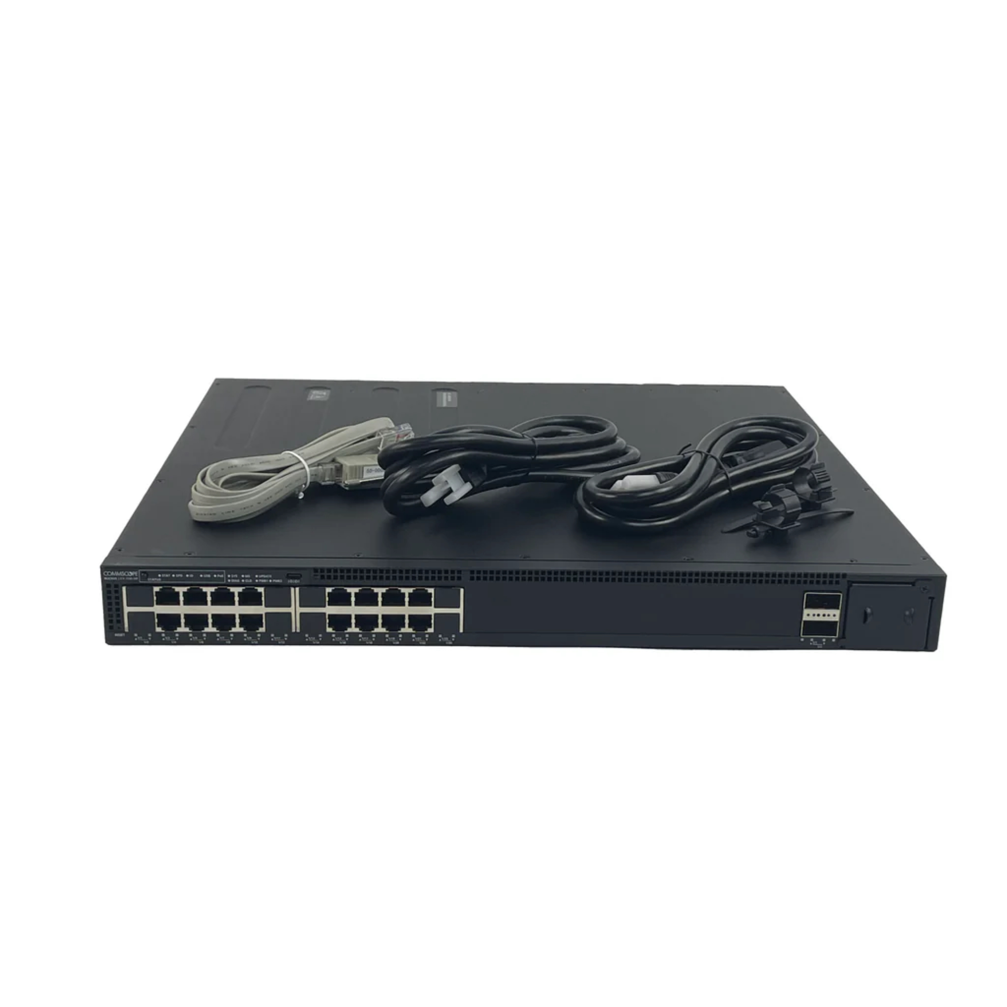 Ruckus ICX 7550-24P Switch – 24-Port Gigabit Ethernet PoE+ Stackable Switch with 2x 40GbE QSFP+ Uplinks