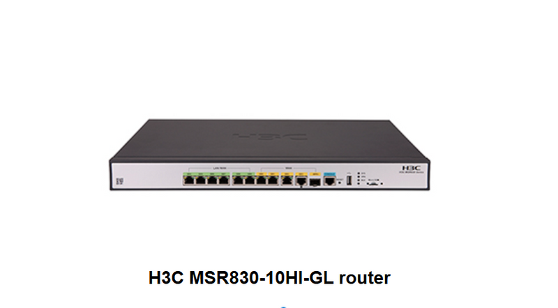 H3C MSR830-10HI-GL Modular SDN OpenFlow SD-WAN Ready VxLAN Carrier Cloud Enterprise Router