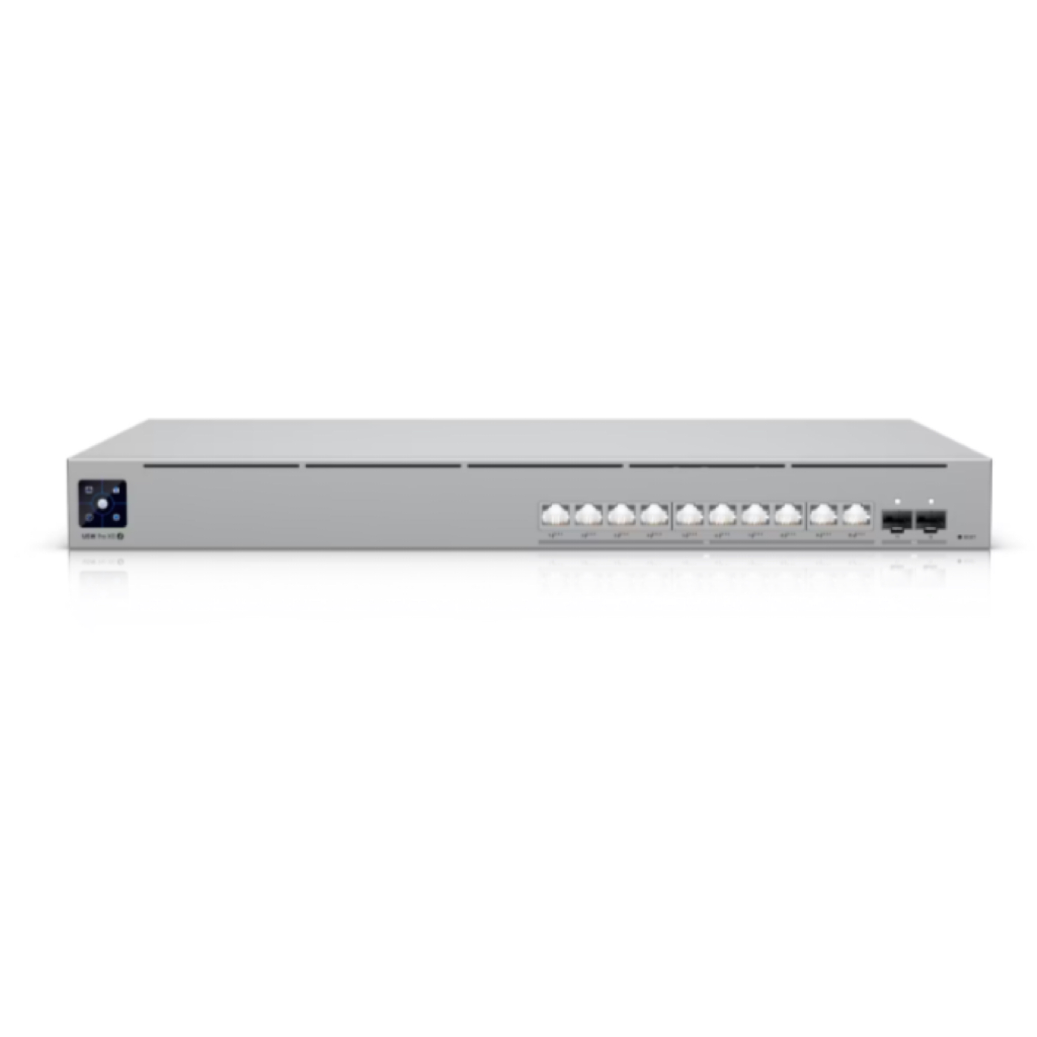 Ubiquiti UniFi Switch Pro XG 10 PoE USW-Pro-XG-10-PoE – 1U 10-Port Layer 3 Etherlighting PoE+++ Switch, 10x 10GbE RJ45, 2x 10G SFP+, 400W PoE Budget, 90W Per Port, Rackmount
