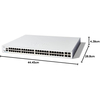 C1300-48T-4X, Cisco Catalyst 1300 Switch, 48x GE RJ45, 4x 10GE SFP+, Rackmount