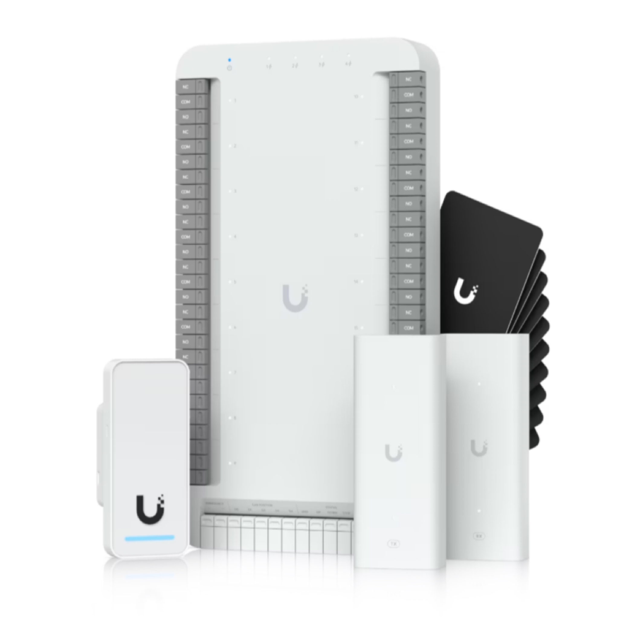 Ubiquiti UniFi Access G3 Elevator Starter Kit UA-G3-SK-Elevator – Elevator Access Control Kit with Elevator Hub, G3 Reader, 2x 2-Wire PoE Extenders, Up to 18 Floors, 6,000 Users, PoE++