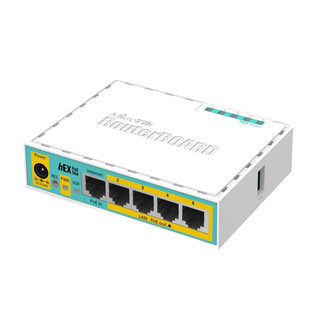 MikroTik RB750UPr2 hEX PoE lite 5-Port Ethernet Router with Passive PoE-Out