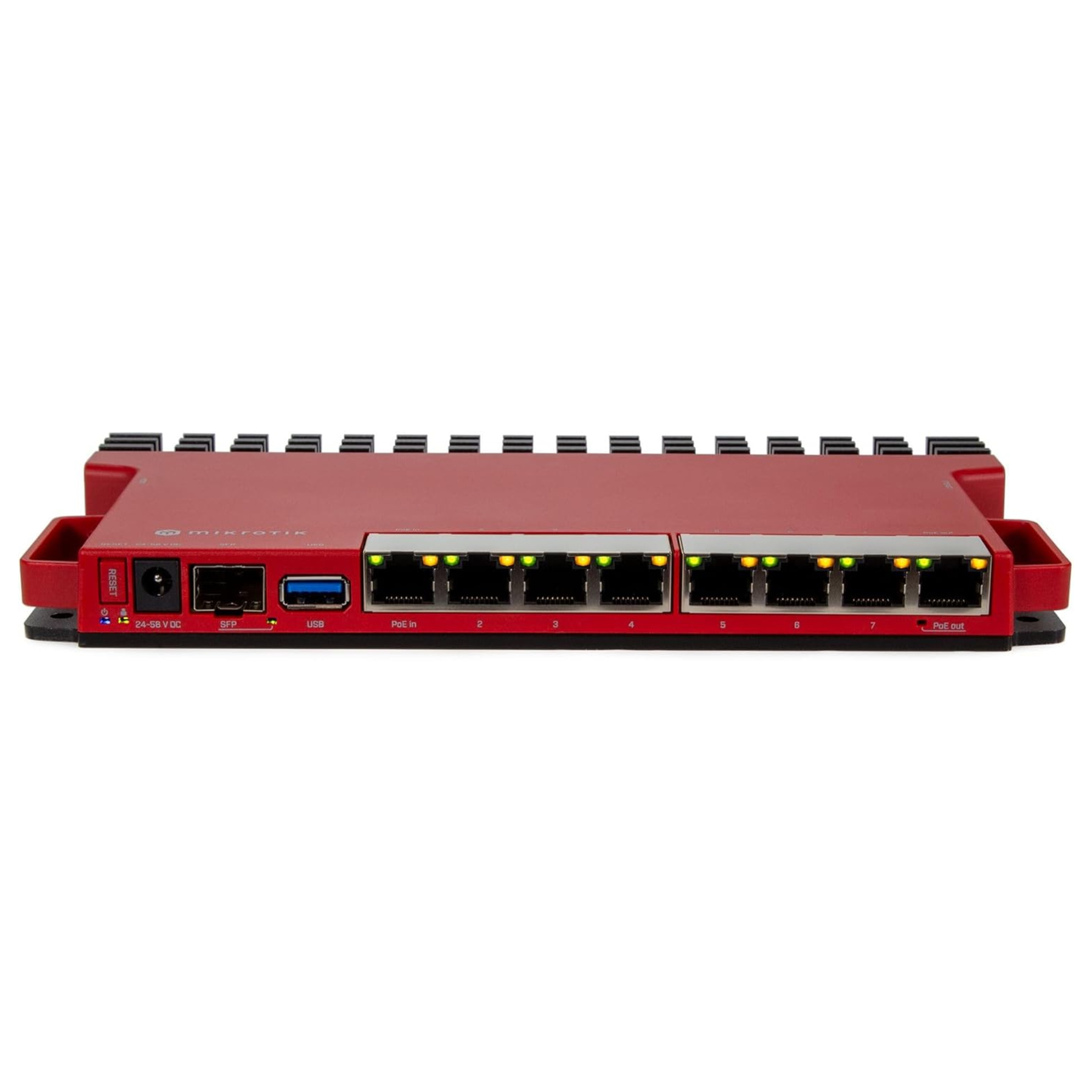 MikroTik L009UiGS-RM 8-Port Gigabit Router with 2.5G SFP, PoE-Out, RouterOS L5, 1U Rackmount