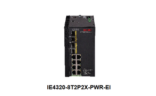 H3C IE4320-8T2P2X-PWR-EI Industrial Gigabit 8×1G RJ45 2×1G SFP 2×10G SFP+ Dual DC 24-48V Switch