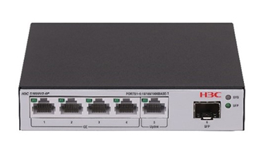 H3C S1600V2-6P Gigabit Switch Access Web Managed Ethernet Port+Optical Port Switch For SMB Desktop/Rack