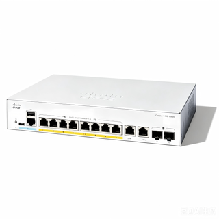 C1300-8P-E-2G, Cisco C1300 Switch, 8x PoE+ 67W/2x Combo Ports/Rack-mountable