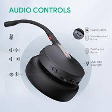 Yealink WH64 Professional Wireless Headset HD Voice USB Dongle Compatible Teams/Zoom/UC Bluetooth Headset 