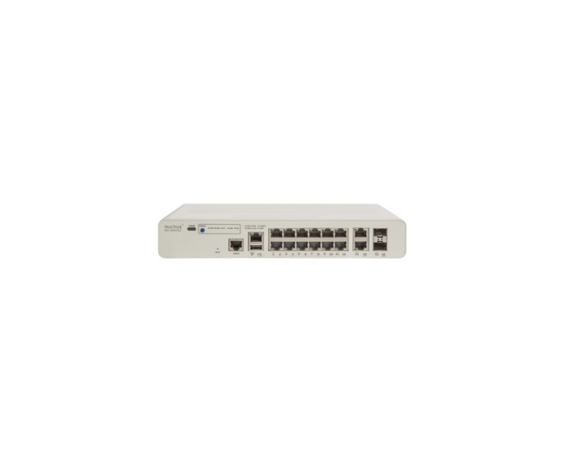 RUCKUS ICX 7150-C12P Compact 12-Port Multigigabit L2/L3 Managed PoE Stackable Ethernet Switch 