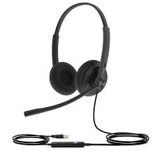 Yealink UH34 Lite Wired USB Headset with Noise Cancelling Microphone for Office Call Center PC & Laptop