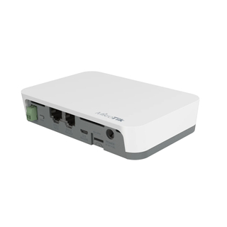 MikroTik KNOT RB924i-2nD-BT5&BG77 IoT Gateway – 2.4GHz Wi-Fi 4, Bluetooth 5.2, LTE CAT-M/NB2, GPS/GNSS, 2x 10/100 PoE Ports, RS485/Modbus, DIN Rail, RouterOS L4