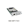  Cisco NIM-1MFT-T1/E1 1 Port Multiflex Trunk Voice/Clear-channel Data T1/E1 Module For ISR4000 Series Routers