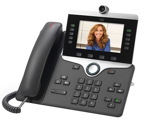 New Ergonomic Design with 720p HD Video And Wideband Audio for Crystal-clear Voice Communications CISCO IP Phone