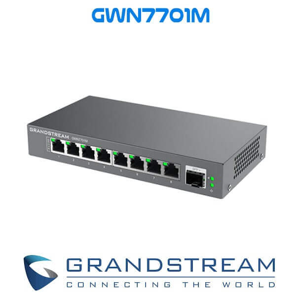 GRANDSTREAM GWN7701M 8-port 2.5 Multi-Gigabit, 1 X SFP+ Unmanaged Ethernet Switch