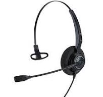 Alcatel-Lucent AH10 Series AH 11GA Wired Headset Noise Cancelling Mic Over Head Binaural Headset for Office Phone Desk Phone Call Center
