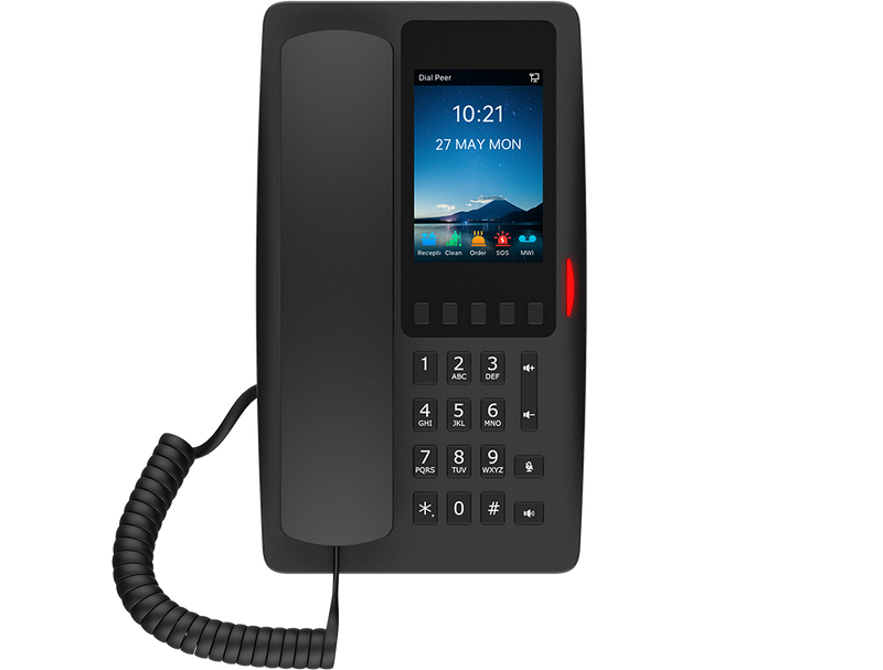 Fanvil H6W Dual-Band WiFi6 PoE Hotel IP Phone W/5 Soft Keys