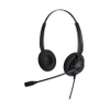 Alcatel-Lucent AH10 Series AH 11G Wired Headset Noise Cancelling Mic Over Head Binaural Headset for Office Phone Desk Phone Call Center
