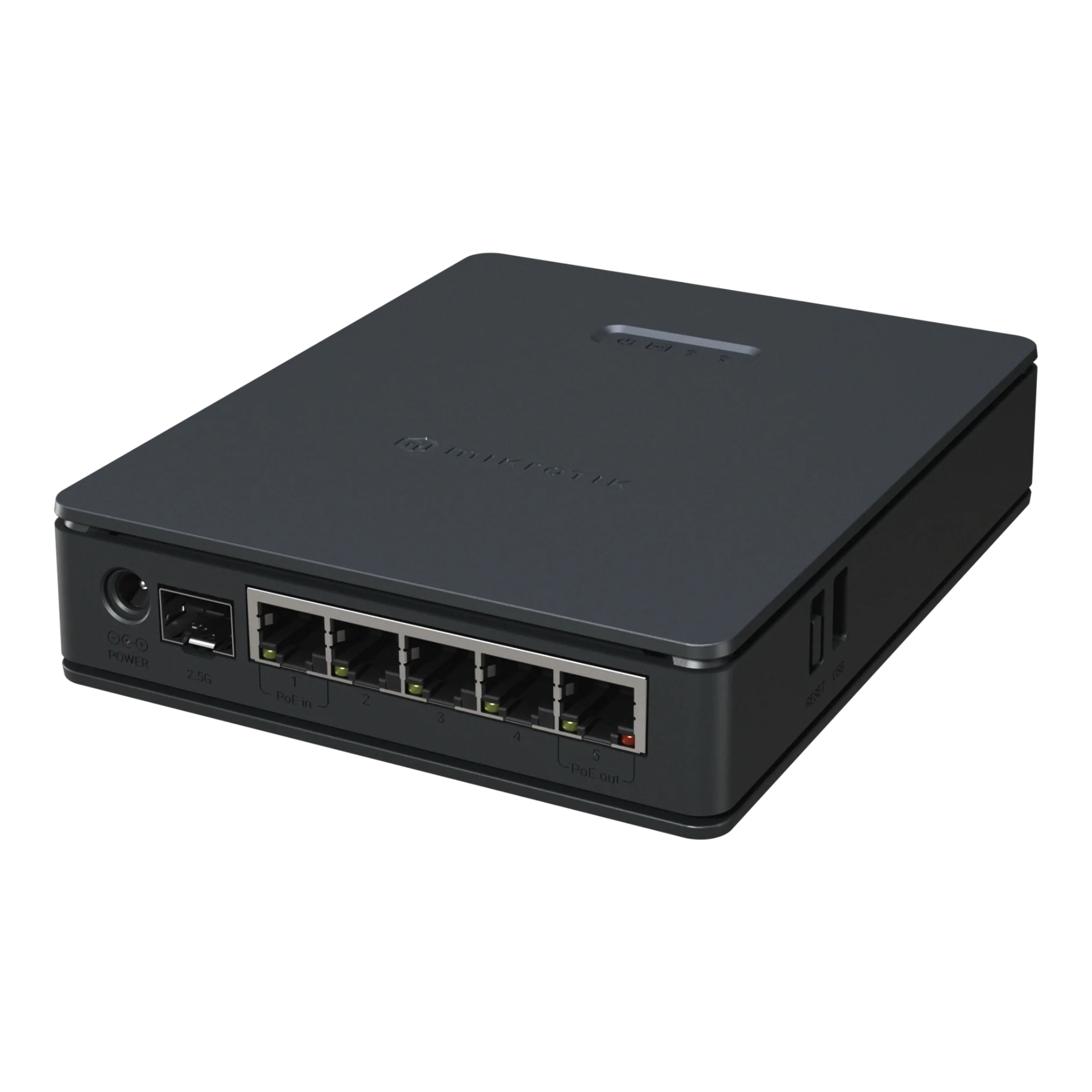MikroTik hAP ax S E62iUGS-2axD5axT – Dual-Band Wi-Fi 6 Access Point & Router, 5x Gigabit Ethernet, 2.5G SFP, Triple-Chain 5GHz, PoE-in/out, RouterOS v7