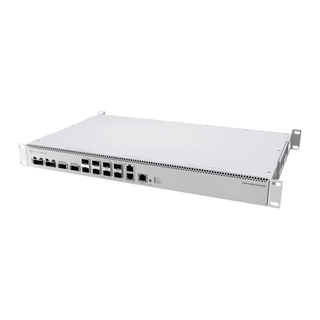 MikroTik CRS812 DDQ 400G Cloud Router Switch – 8-Port 50G SFP56, 2-Port 200G QSFP56, 2-Port 400G QSFP56-DD, Dual Redundant Power Supplies, RouterOS v7