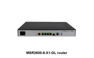 H3C MSR2600-6-X1-GL IPSec SDN OpenFlow SD-WAN Ready VPN Carrier Cloud Enterprise Router