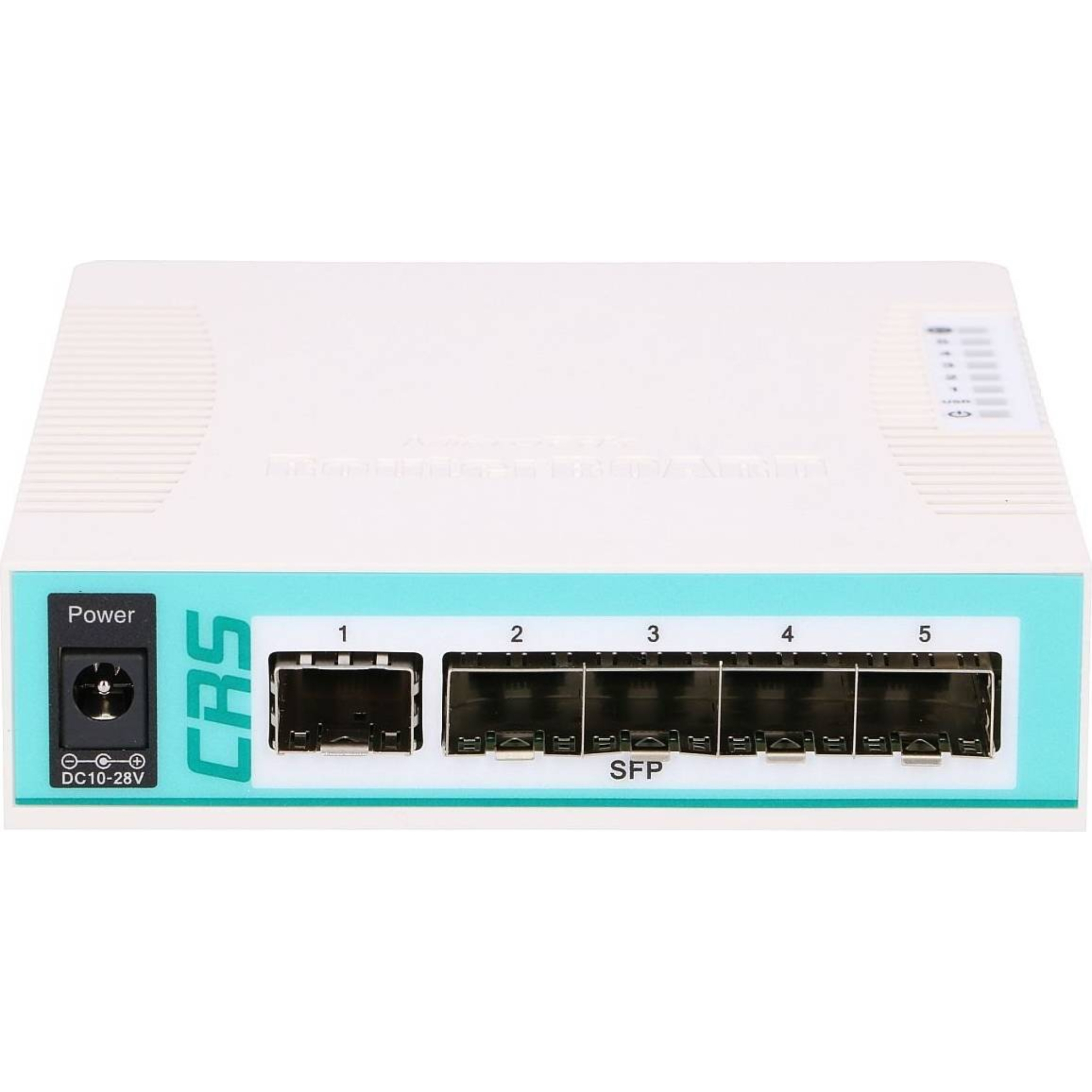 MikroTik Cloud Router Switch with 1 Gigabit Ethernet / SFP Combo Port and 5 SFP Cages (CRS106-1C-5S)
