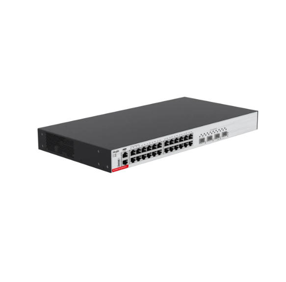 24 port gigabit electric three-layer network management access switch, 2 gigabit optical ports, 10 gigabit uplink, RG-S5300-24GT2SFP2XS-E