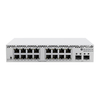 MikroTik CSS318-16G-2S+in Managed Network Switch, 16 Gigabit Ethernet Ports, 2 SFP+ Ports