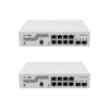 MikroTik - CSS610-8G-2S+in - Cloud Smart Switch 610-8G-2S+in with 8X Gigabit Ports, 2X SFP+ Cages, SwOS, Desktop case