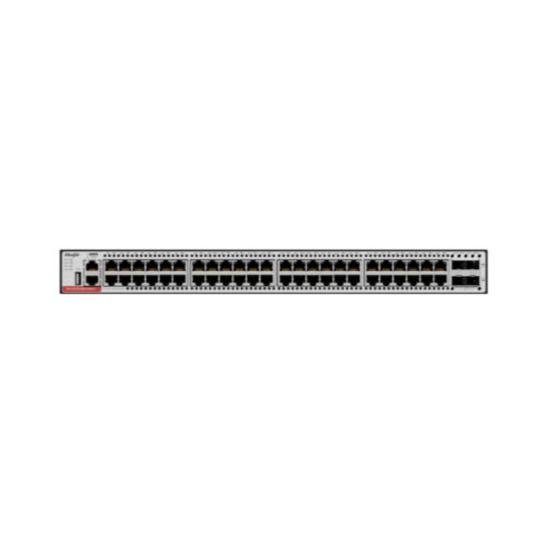 Ruijie 48 Gigabit Ethernet three-layer network management access switches, 4 10 Gigabit uplink ports, RG-S5310-48GT4XS-E