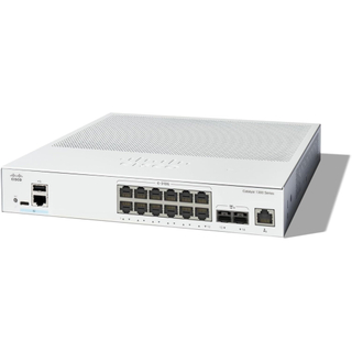 Cisco Catalyst 1300-12XT-2X Managed Switch, 12 Port 10G Copper, 2x10GE SFP+