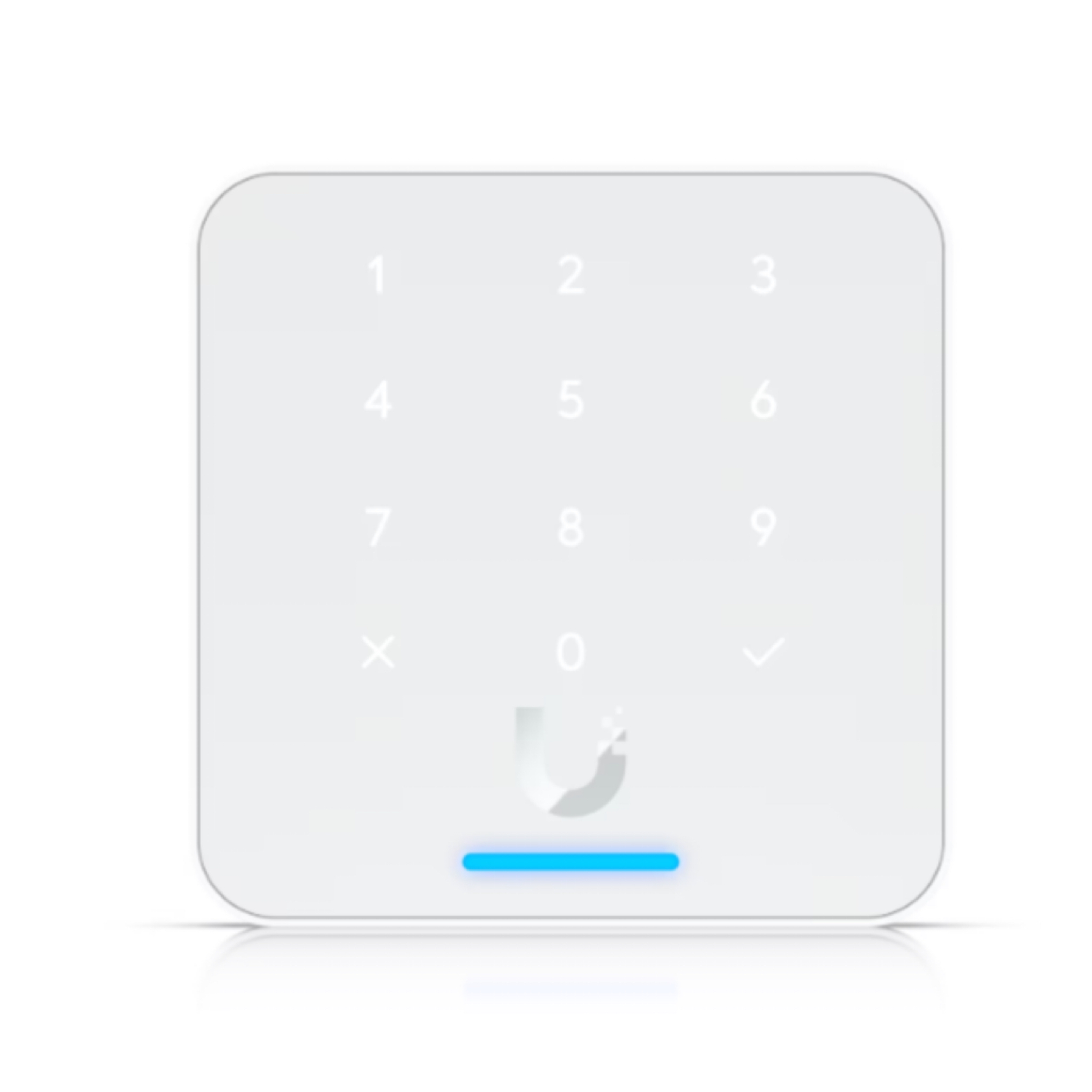 Ubiquiti UniFi Access Reader G3 Flex UA-G3-Flex-W – NFC Card Reader with Keypad, PoE, IP55 Weatherproof, Apple Touch Pass, Bluetooth 4.1, White