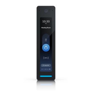 Ubiquiti UA-G3-Pro-B G3 Reader Pro Access Control Terminal – NFC Card, PIN, Face Recognition, Touch Pass, 4.7" Touchscreen, 12MP Camera, PoE, IP55, Black