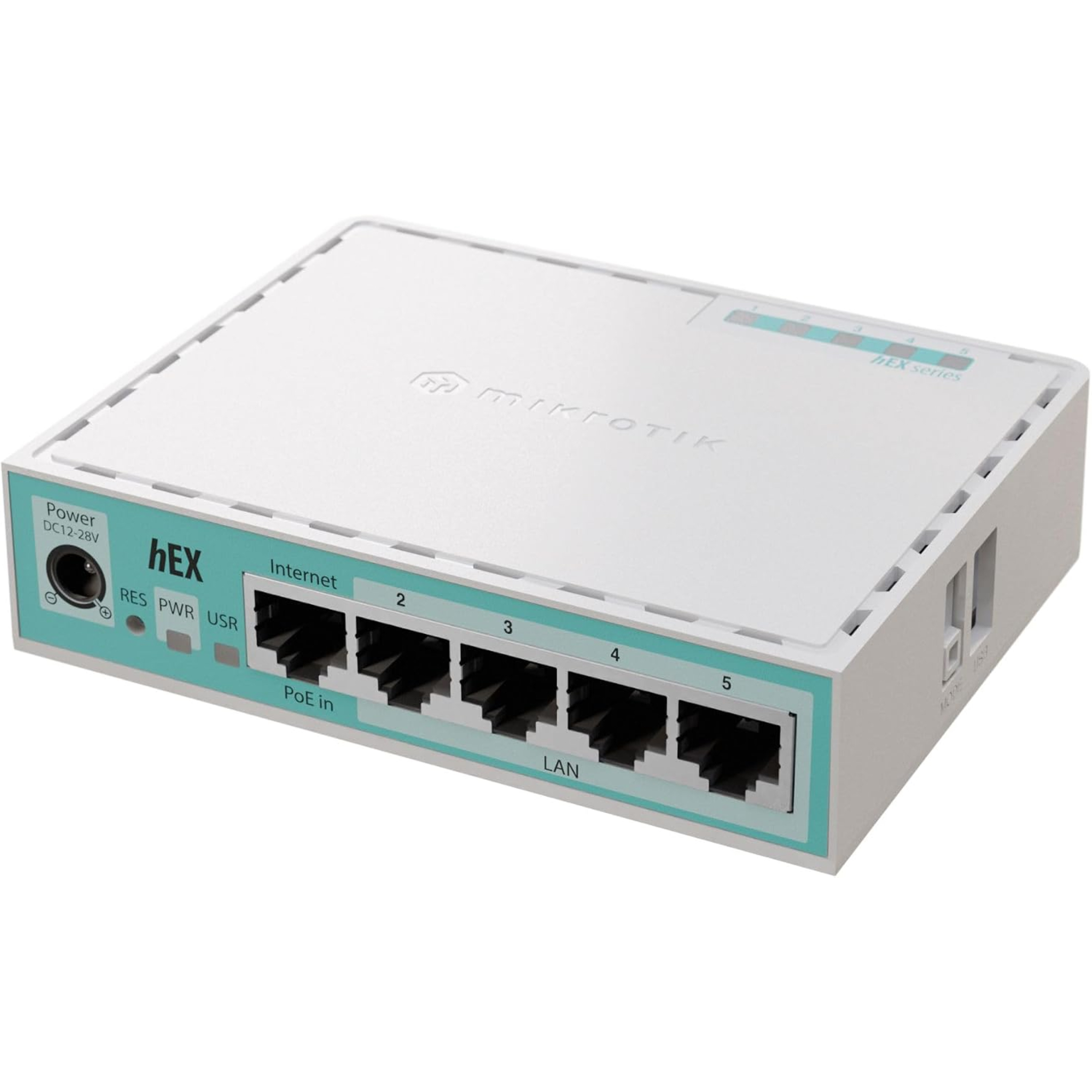 Mikrotik - hEX 5 Port Gigabit 512Mb RAM Router (E50UG)